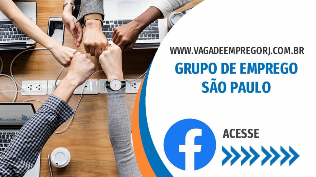 GRUPO DE EMPREGO FACEBOOK SÃO PAULO