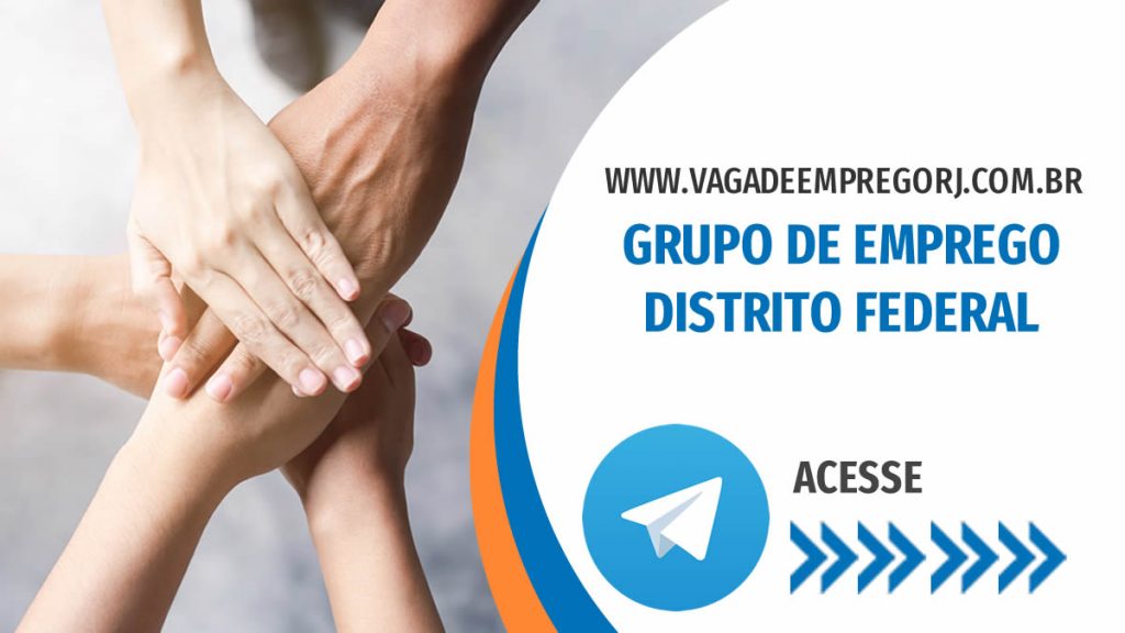 GRUPO DE EMPREGO TELEGRAM DISTRITO FEDERAL