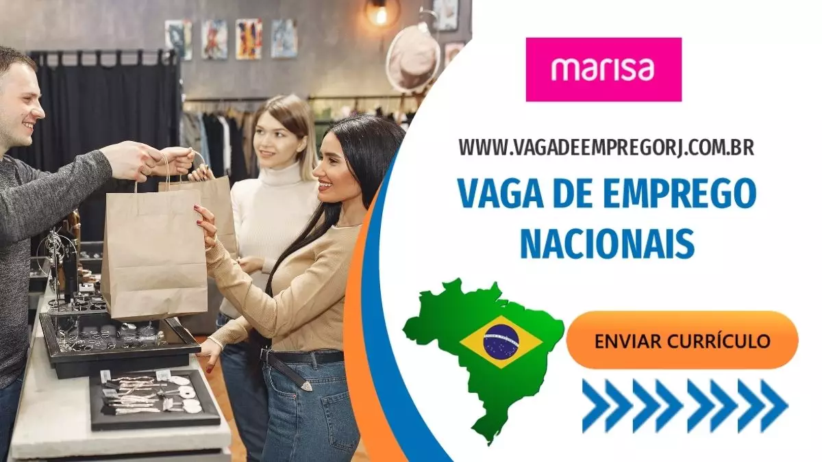 Vagas de emprego na Marisa, candidate-se