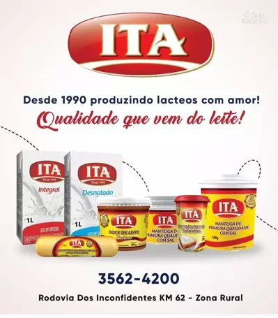 Vendedores Externos, Ajudante de Expedição, Gerente de Logística, Promotores de Vendas, Auxiliares Administrativos e mais na Empresa ITA