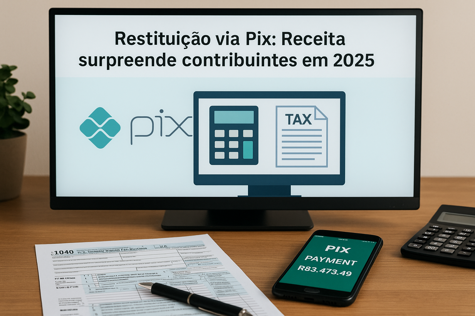 Restituição via Pix: Receita surpreende contribuintes em 2025