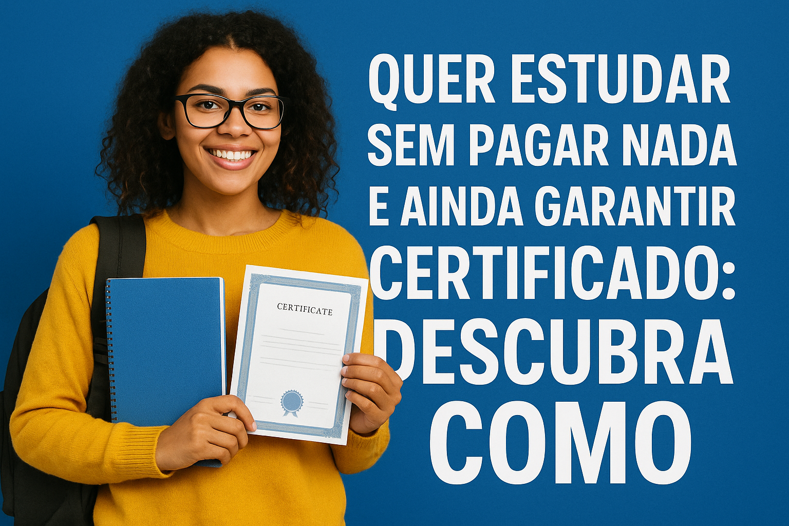 Quer Estudar Sem Pagar Nada e Ainda Garantir Certificado? Descubra Como!