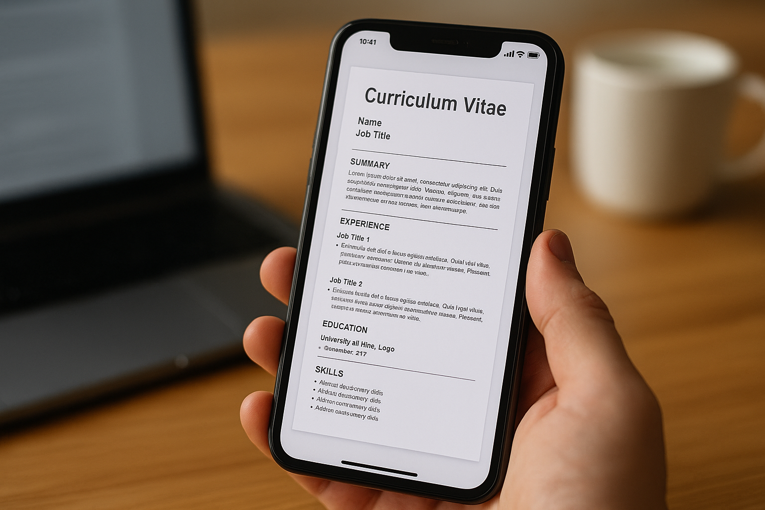 App para fazer currículo pelo celular em pdf grátis