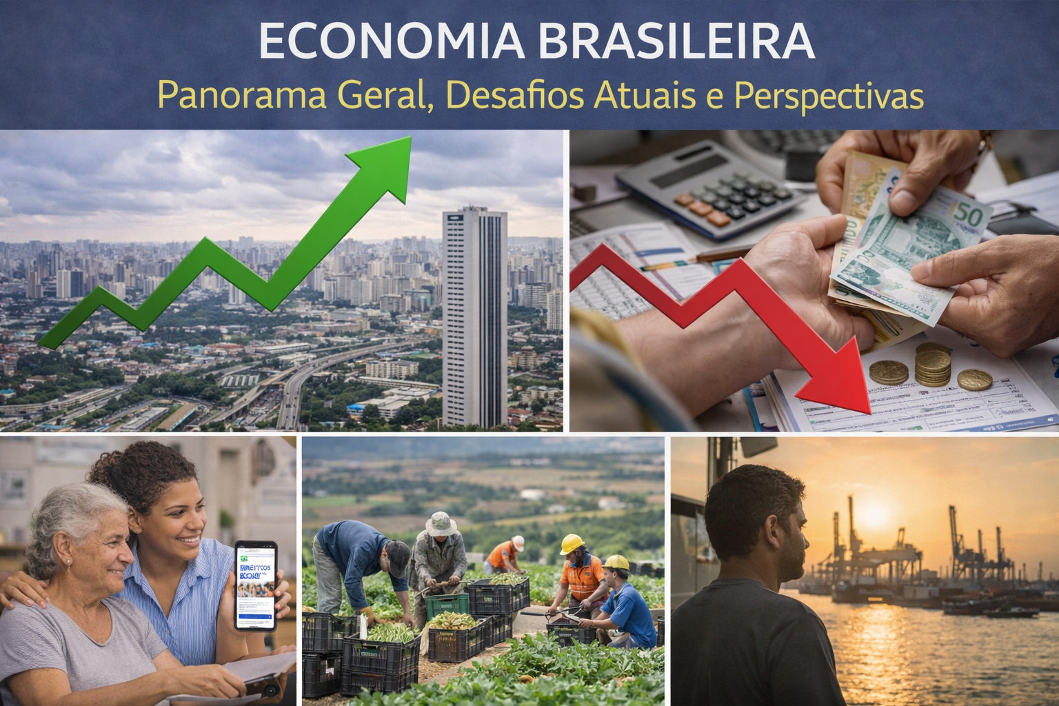 Economia Brasileira: Panorama Geral, Desafios Atuais e Perspectivas