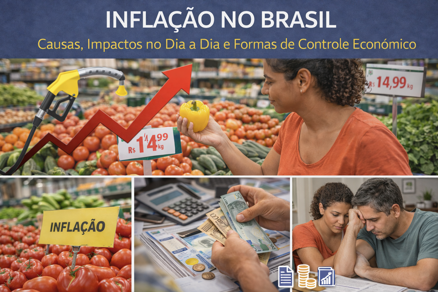 Infla&ccedil;&atilde;o no Brasil: Causas, Impactos no Dia a Dia e Formas de Controle Econ&ocirc;mico