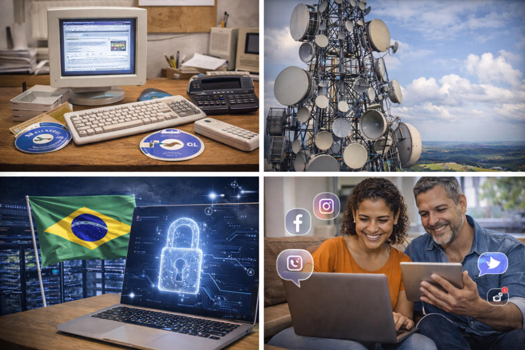 Internet no Brasil: Evolução, Desafios e Oportunidades na Era Digital